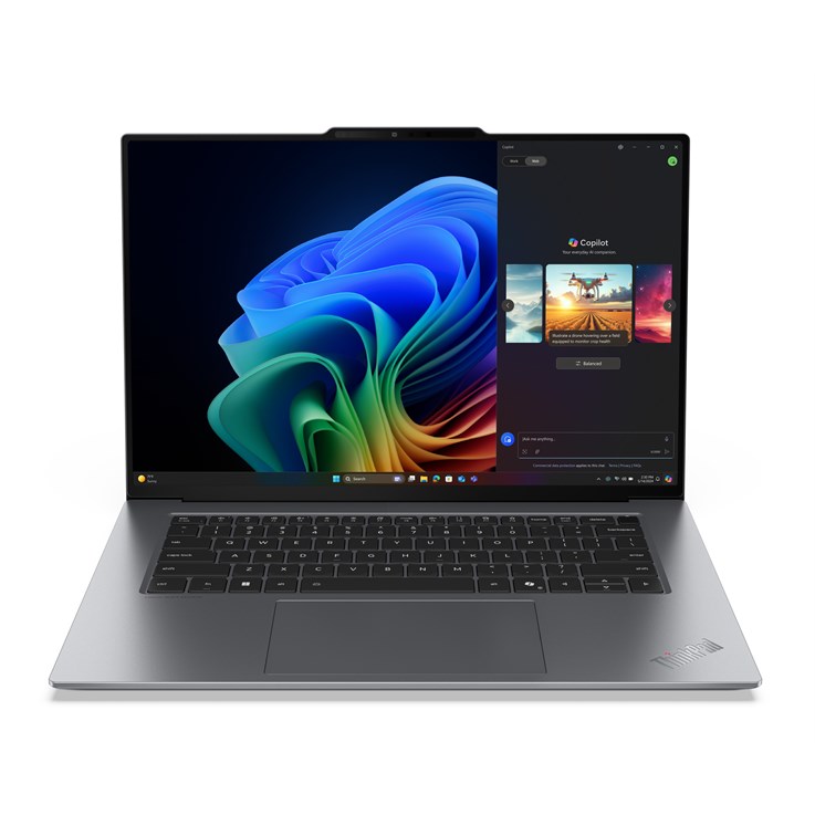 Lenovo ThinkPad X9-15 Gen 1 Copilot+ PC Intel Core Ultra 7 258V Laptop 38,9 cm (15.3") Ekran dotykowy 2.8K 32 GB LPDDR5x-SDRAM 1 TB SSD Wi-Fi 7 (802.11be) Windows 11 Pro Francuski Szary